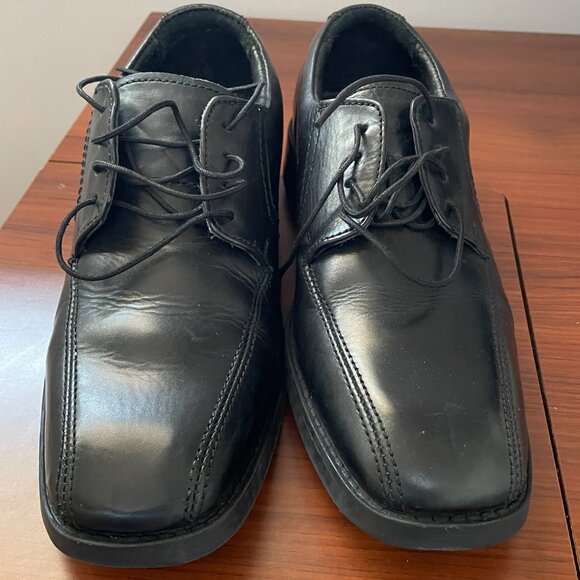 Men's Boulevard Club Black Dress Shoes - SIZE 7 - Worn only once - Picture 1 of 6